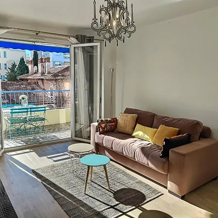 Frgk 'wilson Palace' Ac Wifi Fibre Terrasse 5min Des Plages Apartament *