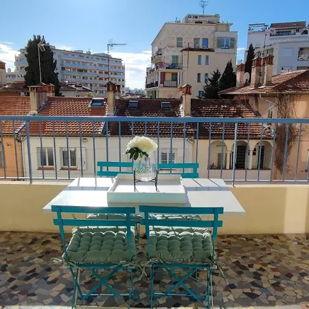Frgk 'wilson Palace' Ac Wifi Fibre Terrasse 5min Des Plages Apartment *