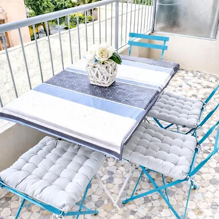 Frgk 'wilson Palace' Ac Wifi Fibre Terrasse 5min Des Plages Antibes