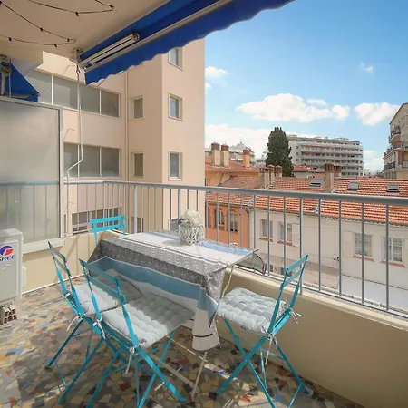 Lejlighed Frgk 'wilson Palace' Ac Wifi Fibre Terrasse 5min Des Plages Antibes